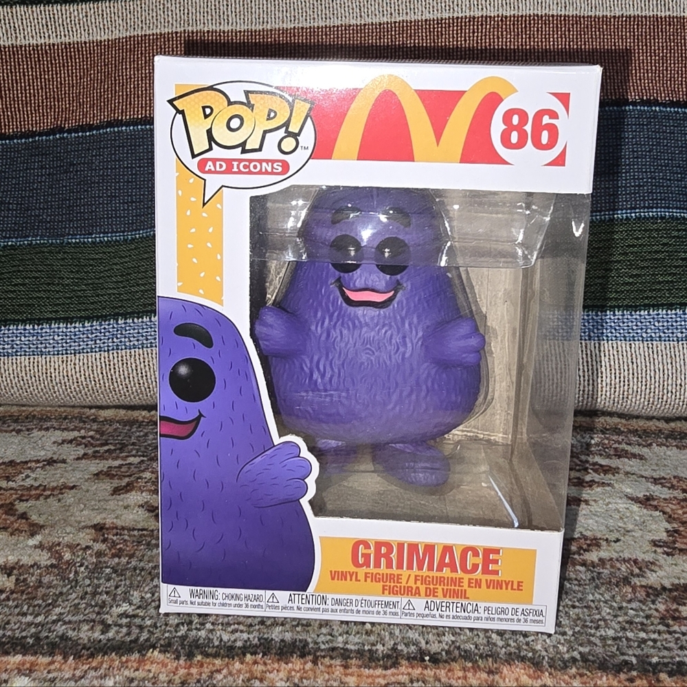 Funko Pop! Ad Icons: McDonald's - Grimace #86 (NIB)